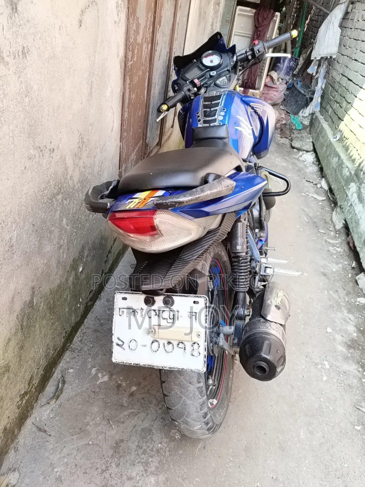 TVS Apache RTR 160 2V 2017 Blue