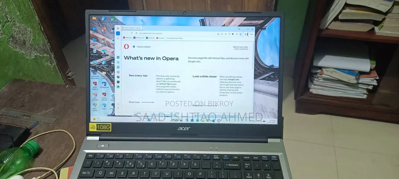 Laptop Acer Aspire Lite 14 16GB AMD Ryzen 5 HDD+SSD 512GB