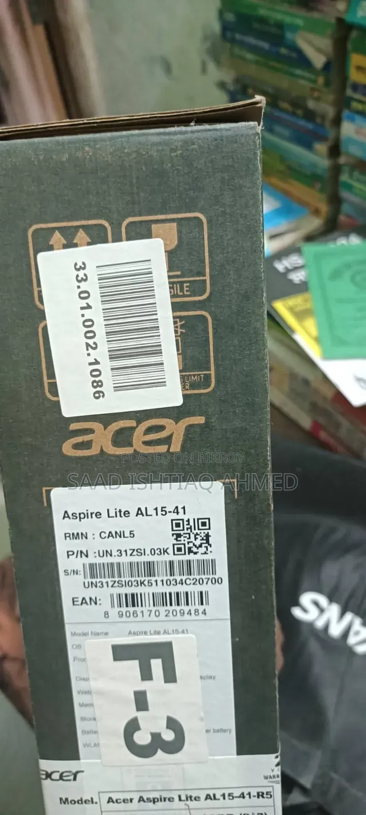 Laptop Acer Aspire Lite 14 16GB AMD Ryzen 5 HDD+SSD 512GB