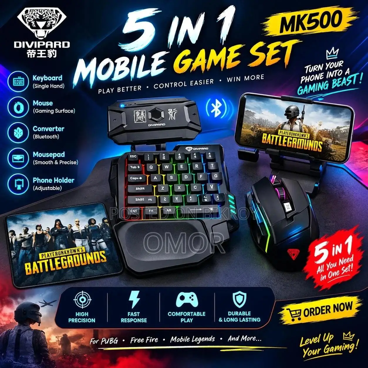 5 in 1 Combo PC