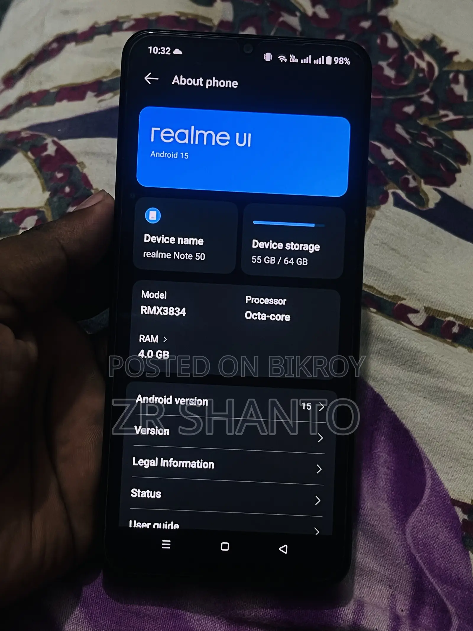 Realme Note 50 64 GB Black