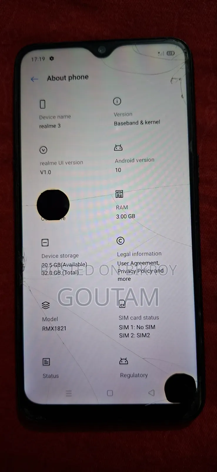 Realme C3 32 GB Blue