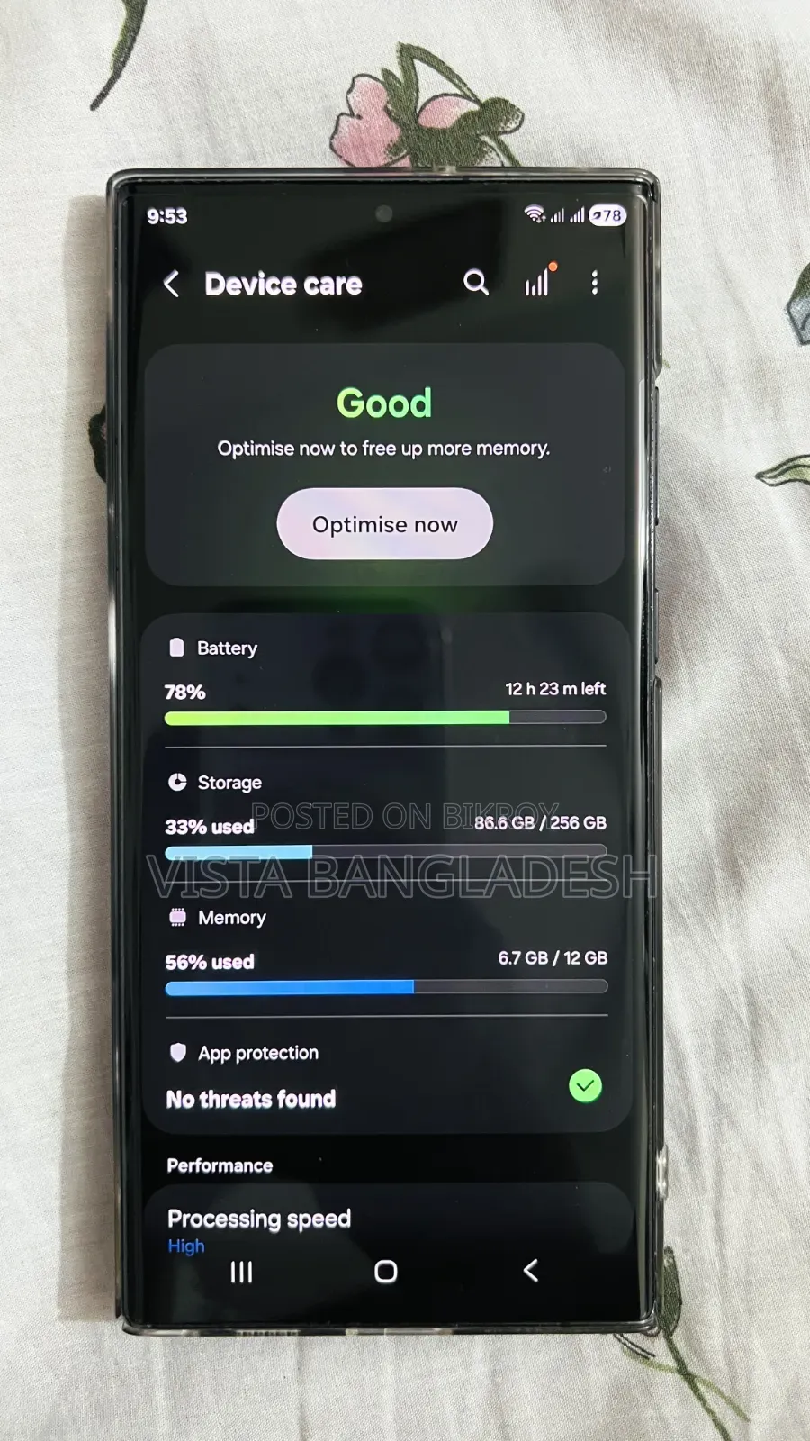Samsung Galaxy S22 Ultra 256 GB Black