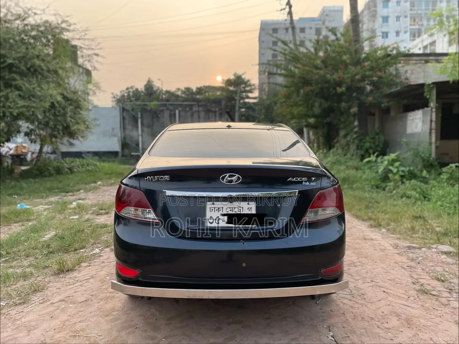 Hyundai Accent 2012 Blue