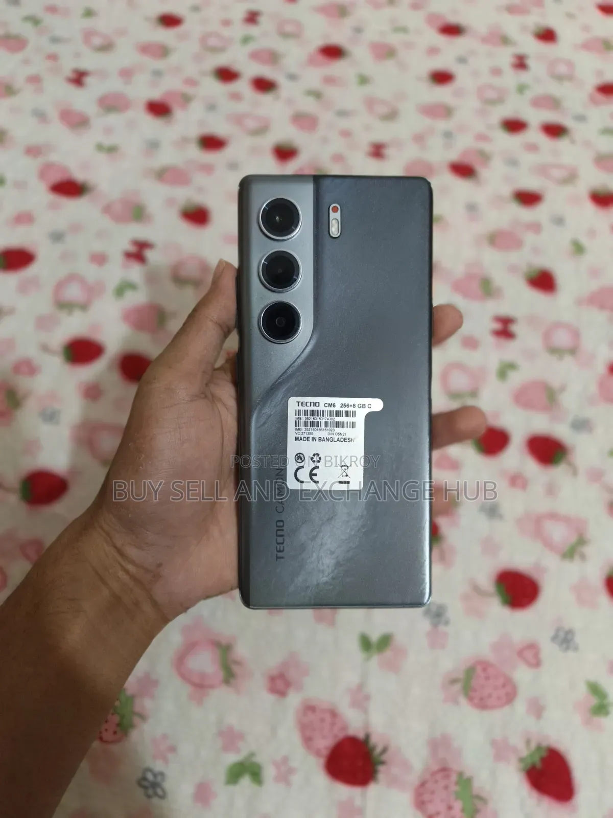 Tecno Camon 40 Pro 4G 256 GB Graphite