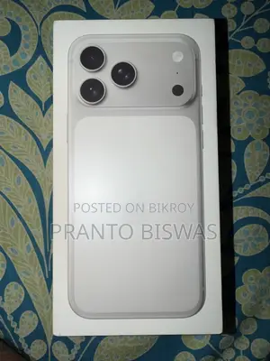 অ্যাপল আইফোন ১৭ প্রো ম্যাক্স ২৫৬ জিবি সিলভার