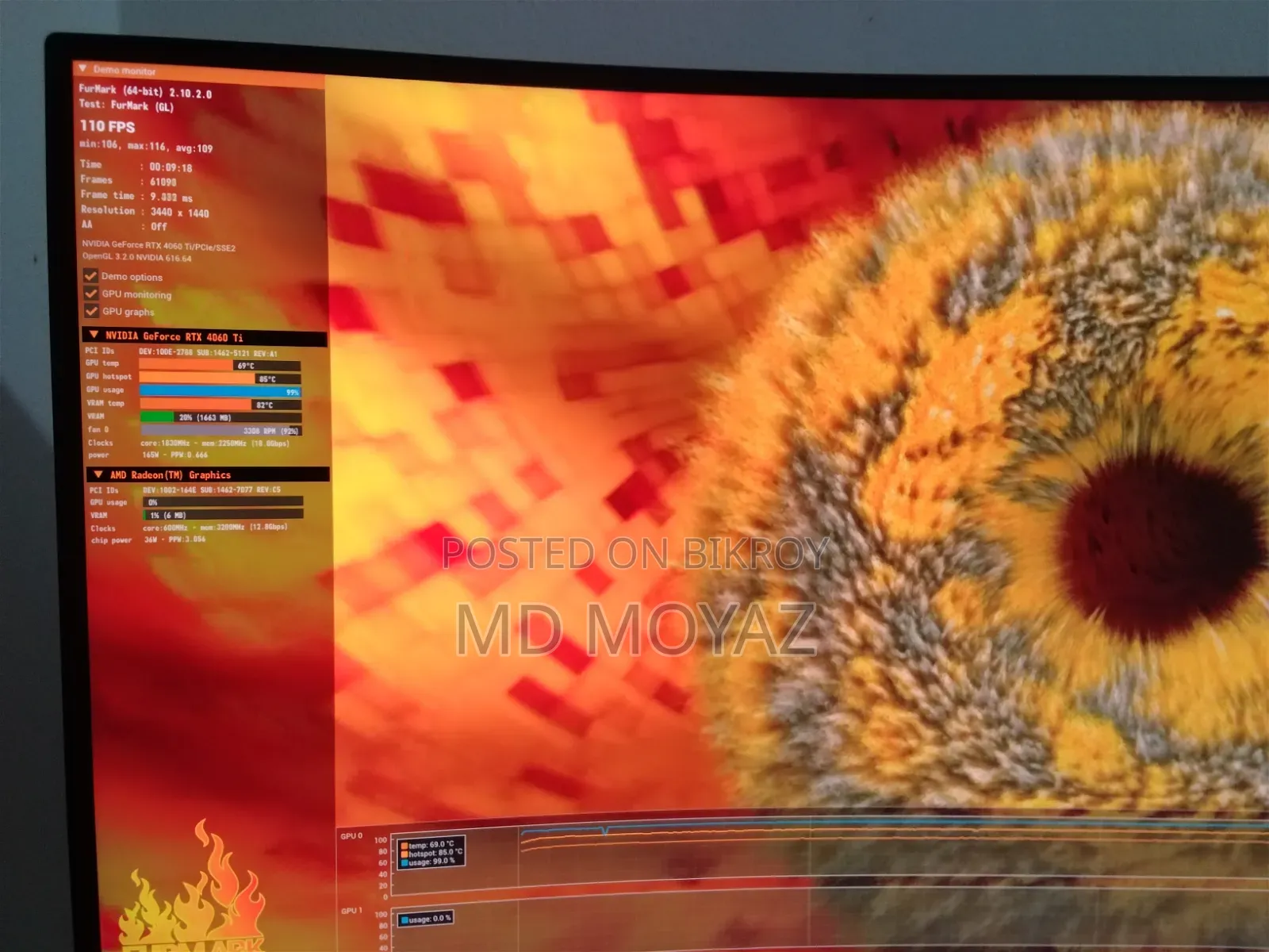 MSI RTX 4060ti 8GB