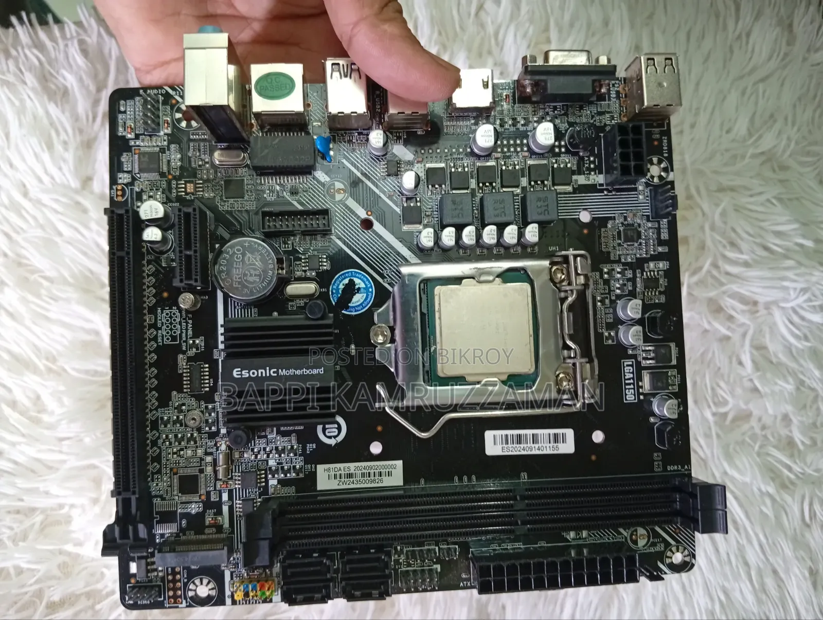 Motherboard (H81 Chipset & Processor Combo)