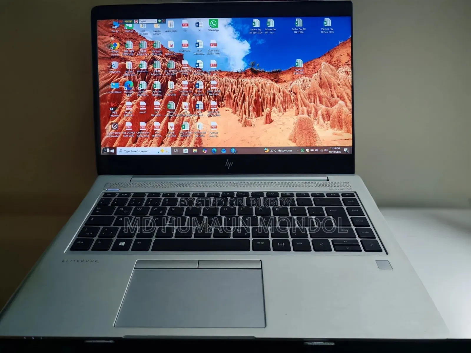 Laptop HP EliteBook 745 G5 8GB AMD Ryzen 5 SSD 256GB