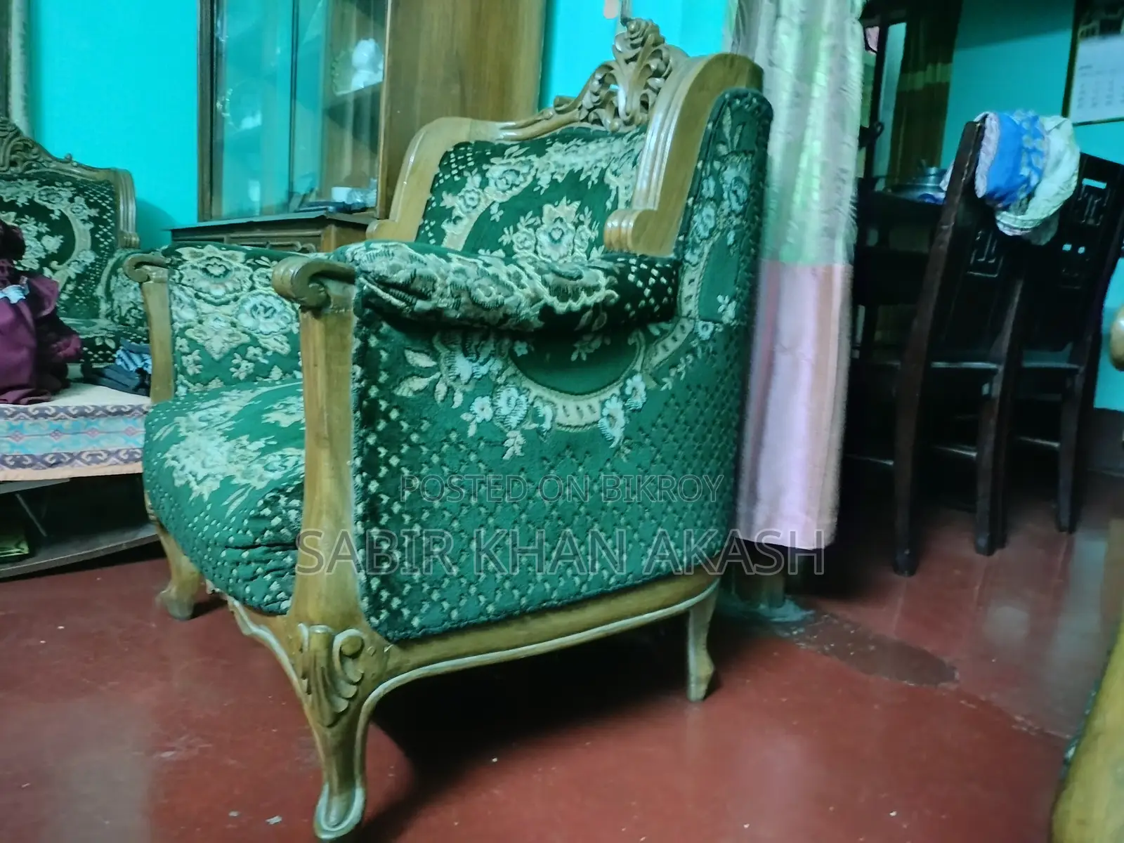 Sofa Set (3+2+1) + Cover + 6 PCS Cushions