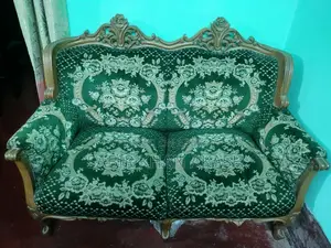 Sofa Set (3+2+1) + Cover + 6 PCS Cushions