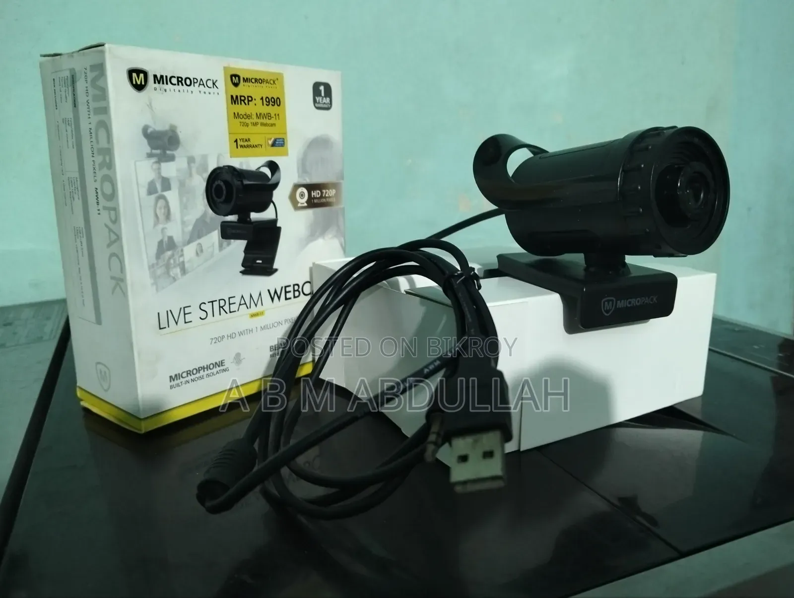 Webcam ( Micropack Live Stream Webcam Hd 720p)