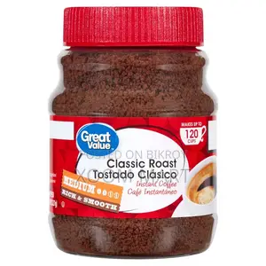 Great Value Classic Medium Roast Instant Coffee, 227g