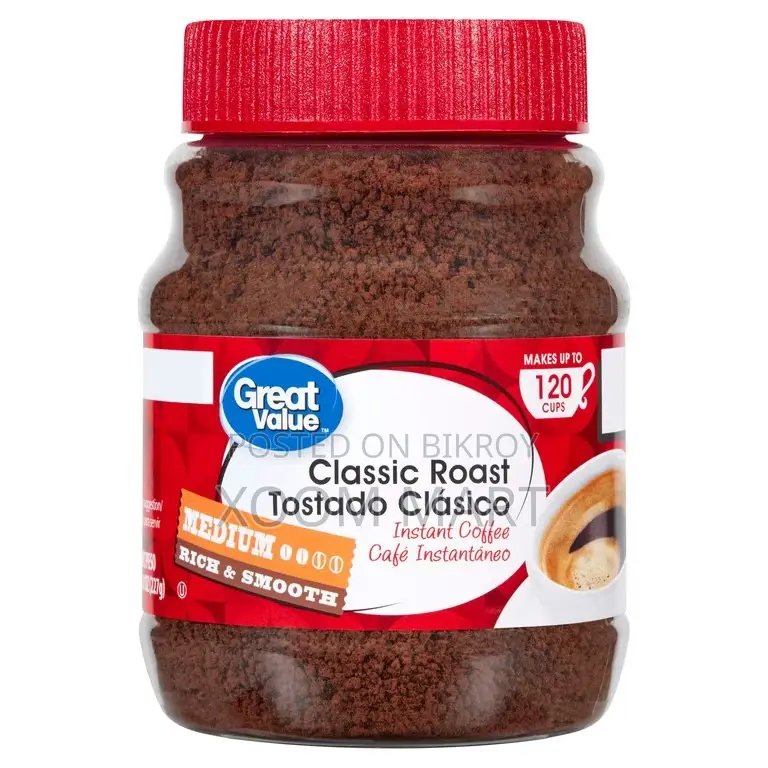 Great Value Classic Medium Roast Instant Coffee, 227g
