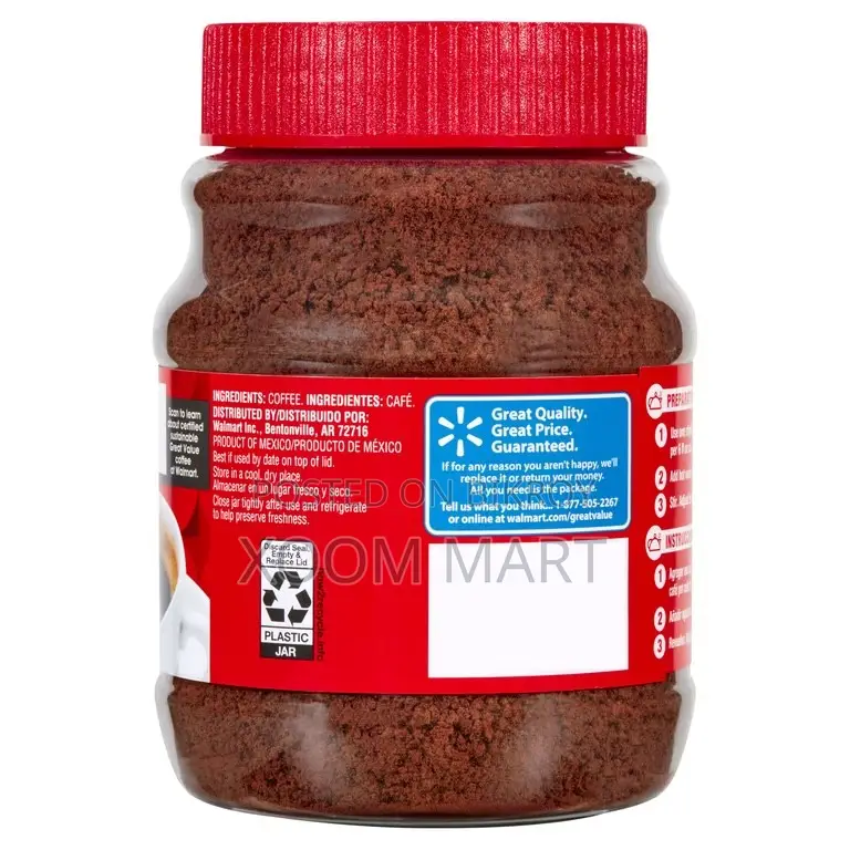 Great Value Classic Medium Roast Instant Coffee, 227g