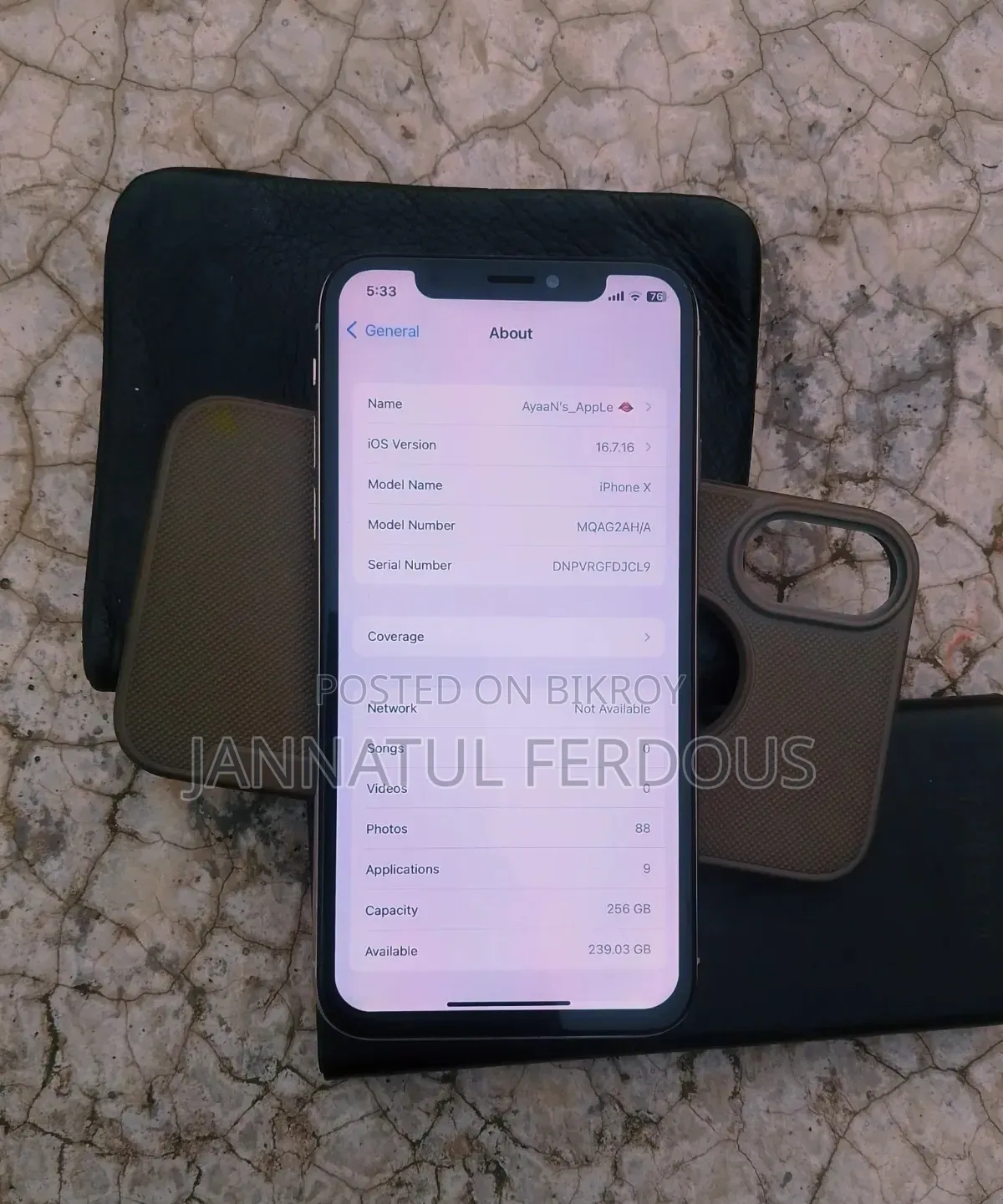 Apple iPhone X 256 GB White