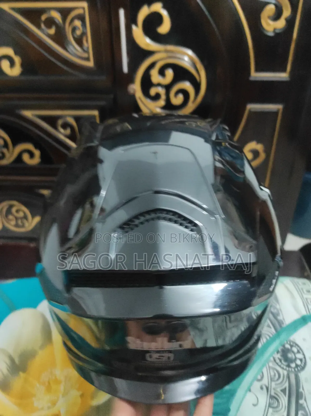 স্টিলবার্ড ব্ল্যাক হেলমেট এল সাইজ ৬০০ মিমি