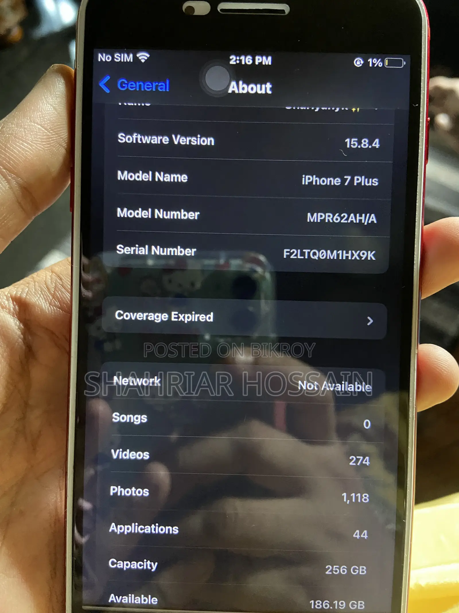 Apple iPhone 7 Plus 256 GB Red