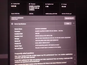 Desktop Computer Gigabyte GB-BACE-3150 8GB Intel Core i5 HDD+SSD 500GB