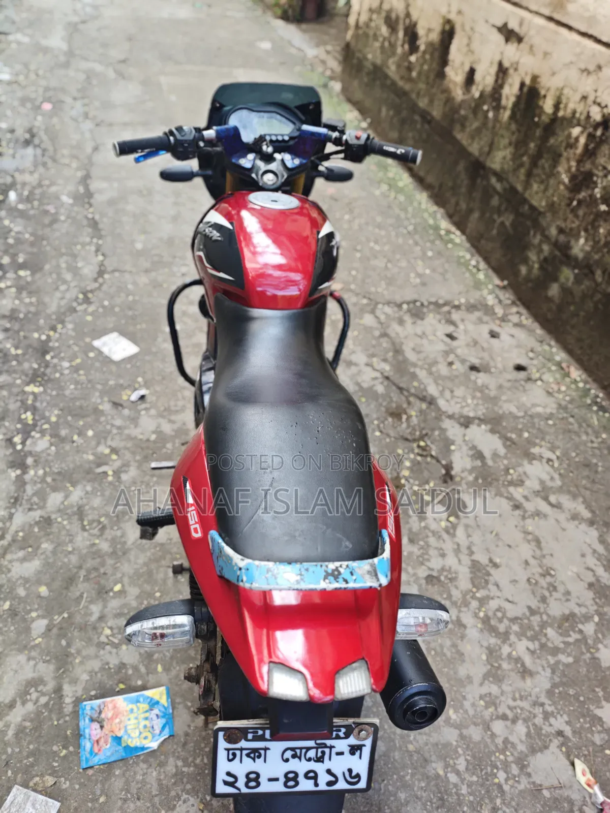 Bajaj Pulsar 150 2015 Red
