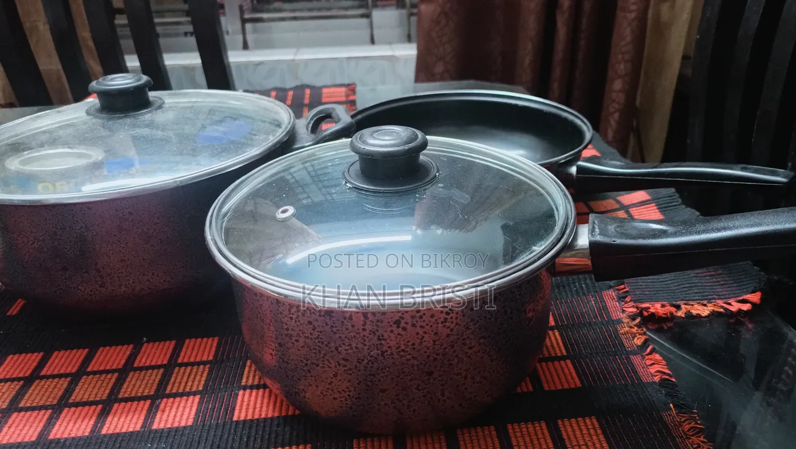 কিয়ামের ননস্টিক কুকার সেটটি সেল করা হবে।