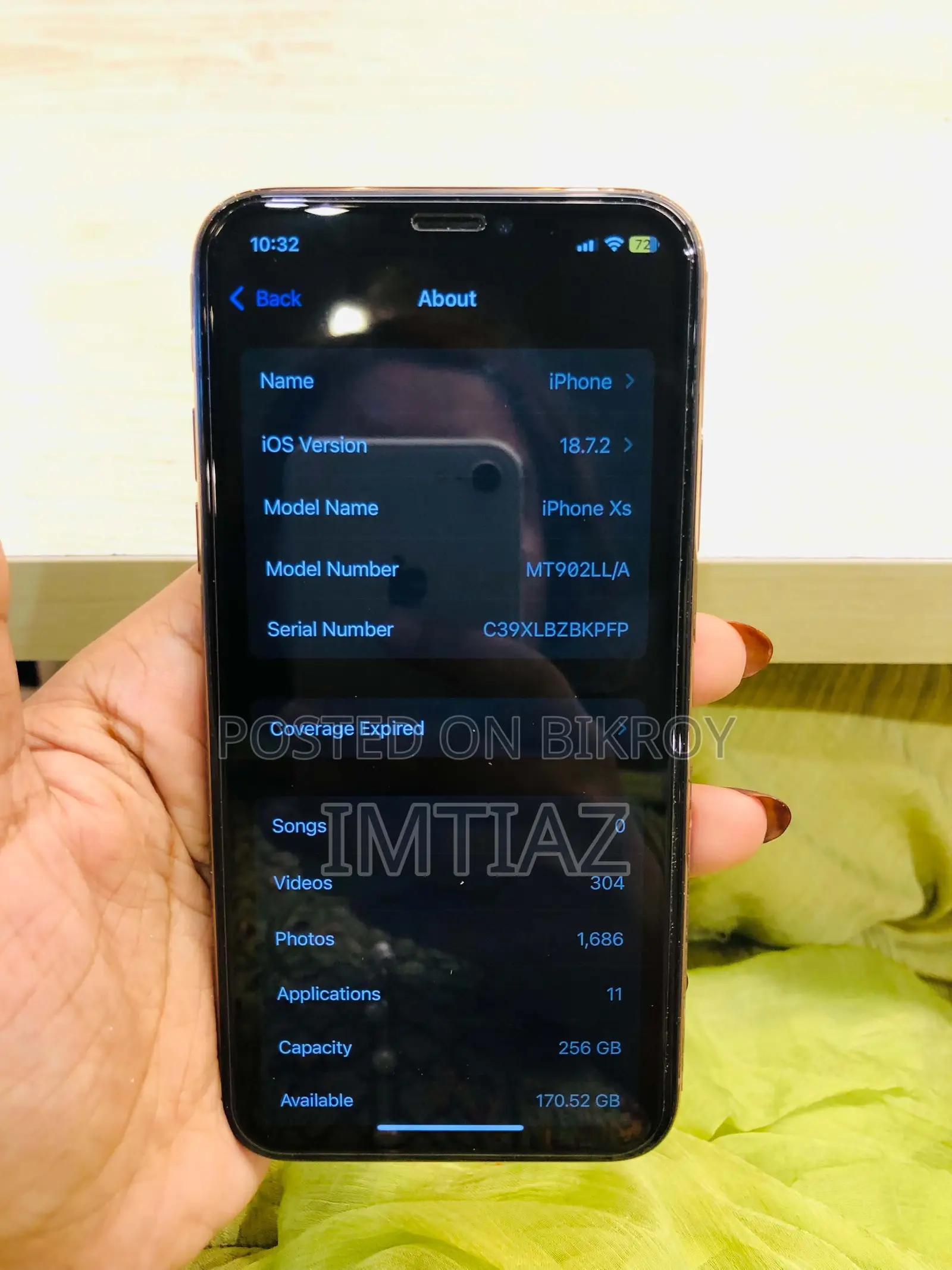 Apple iPhone XS 256 GB Rose Gold
