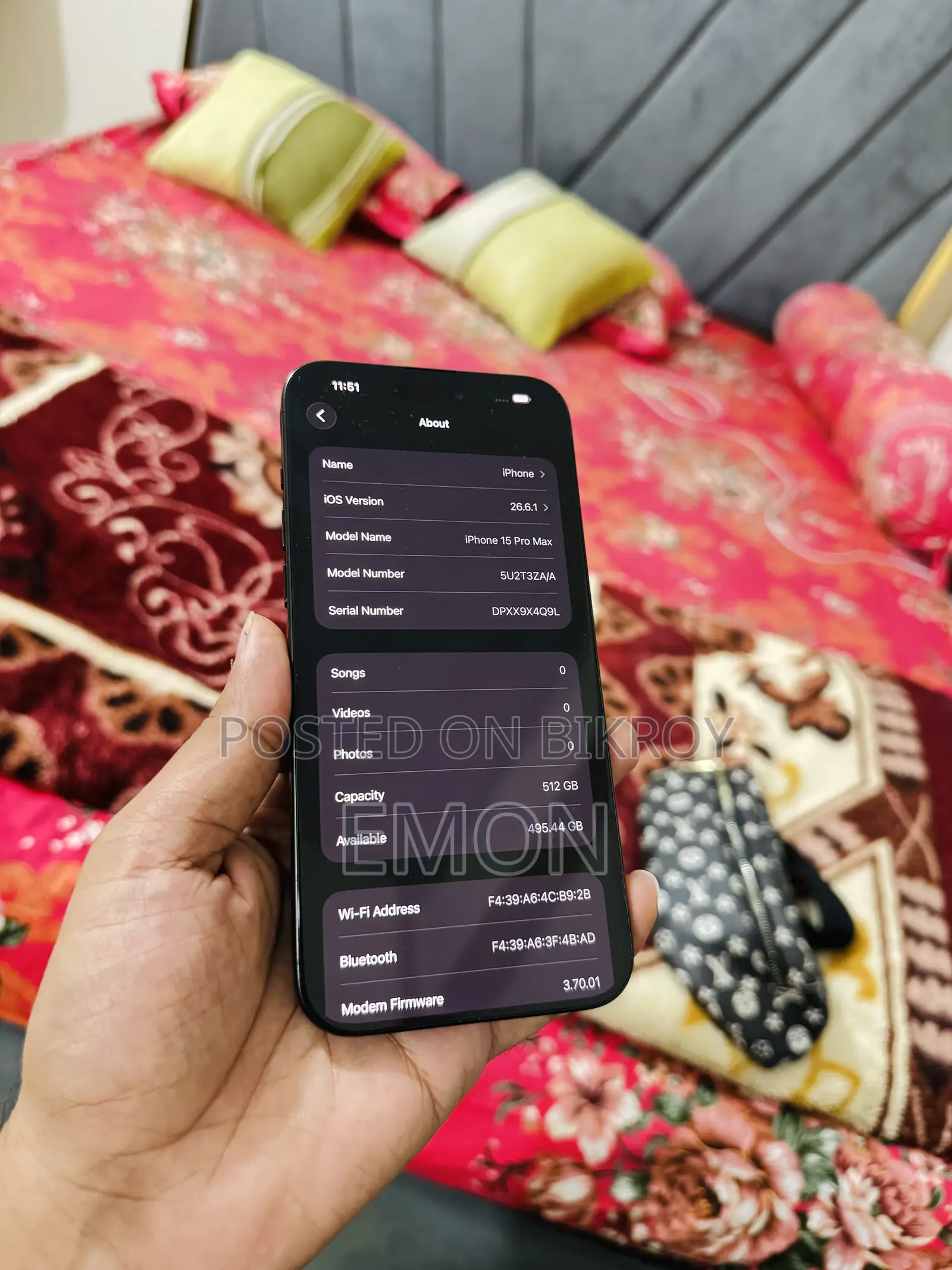 New Apple iPhone 15 Pro Max 512 GB Black