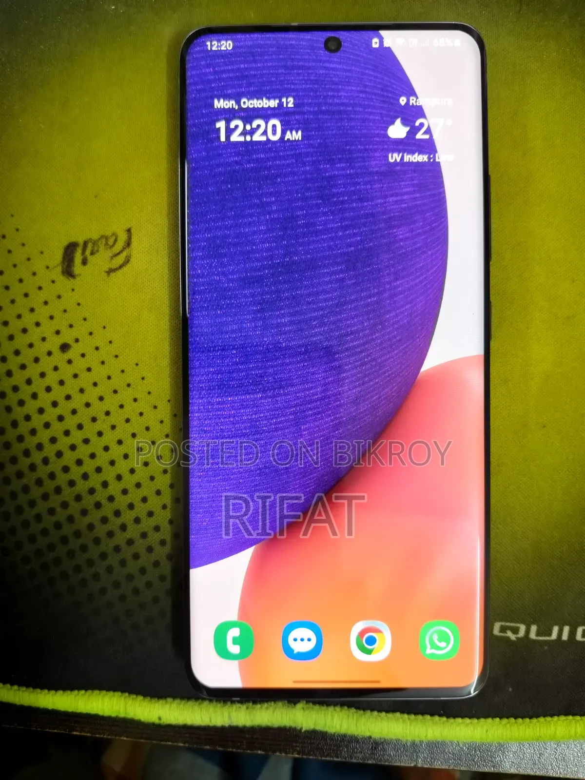 Samsung Galaxy A82 5G (Galaxy Quantum 2) 128 GB Black