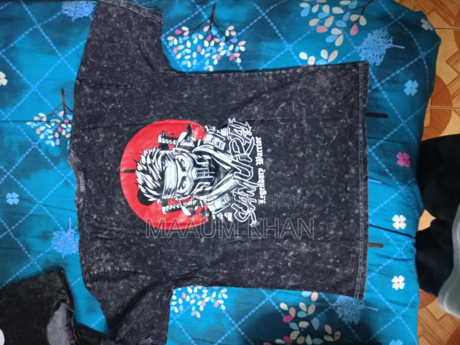 Acid Wash Drop Shoulder