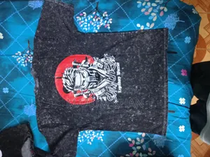 Acid Wash Drop Shoulder