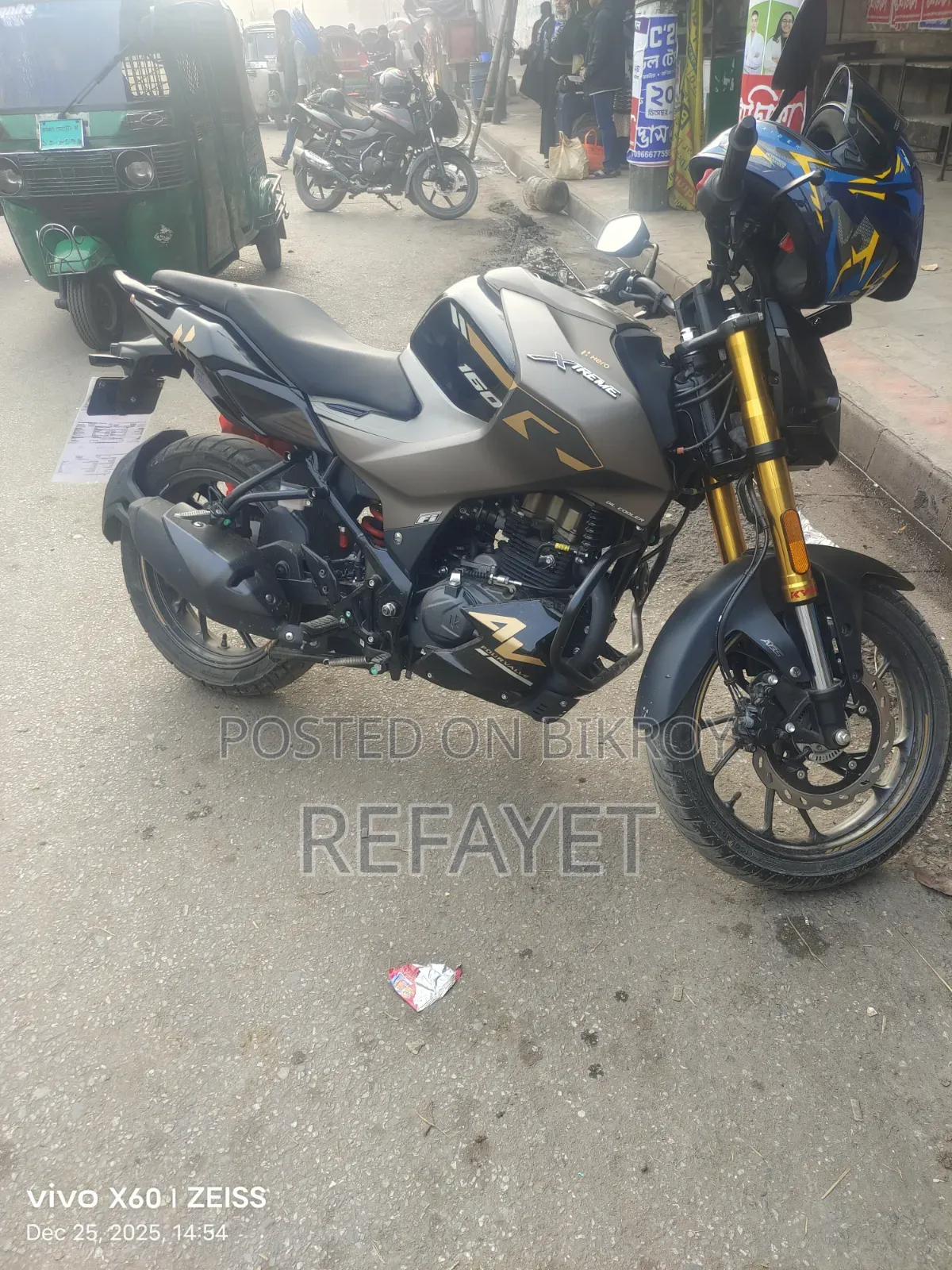 Hero Xtreme 160R 4V 2025 Gray