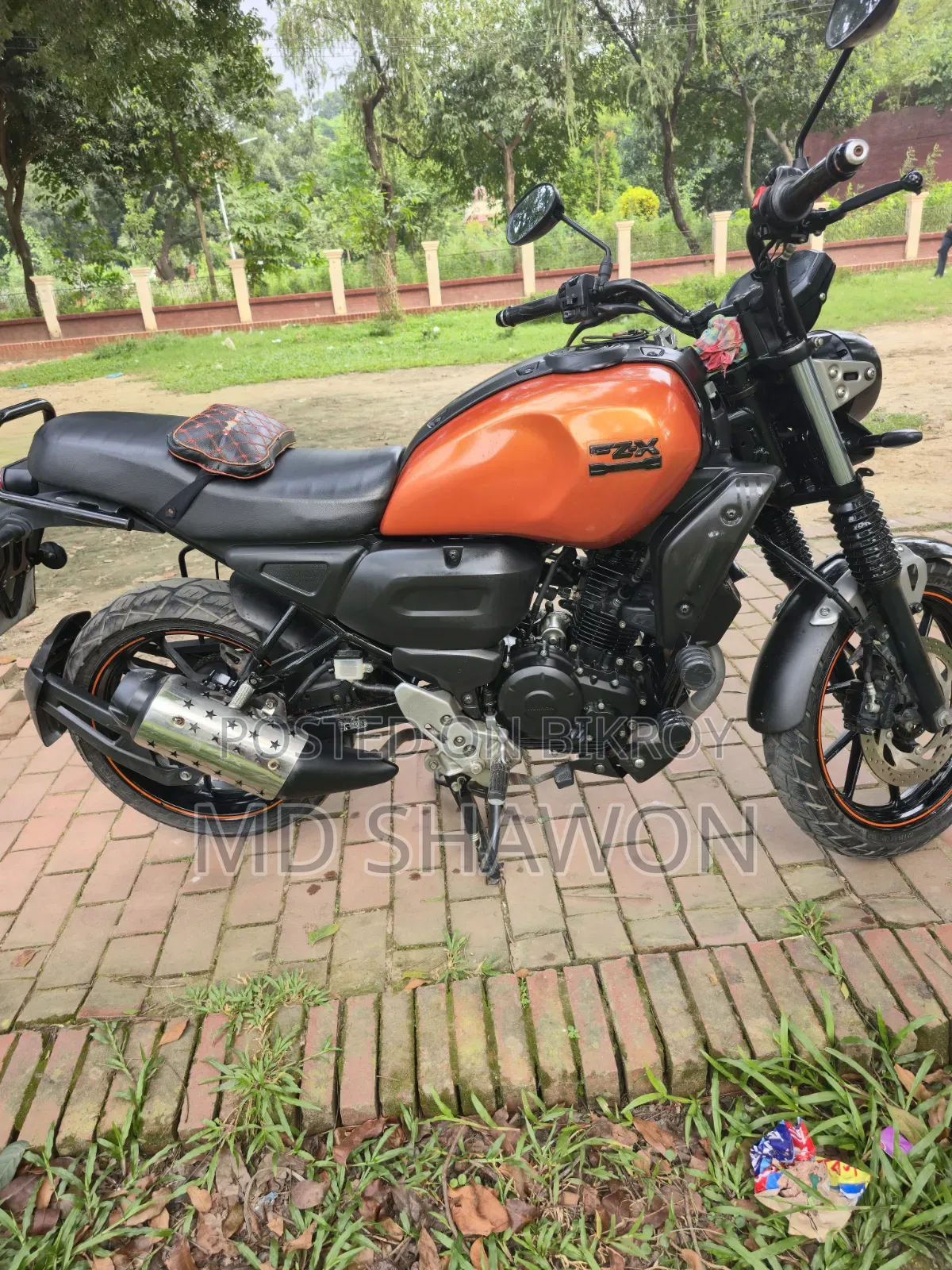Yamaha FZ-X 2024 Orange