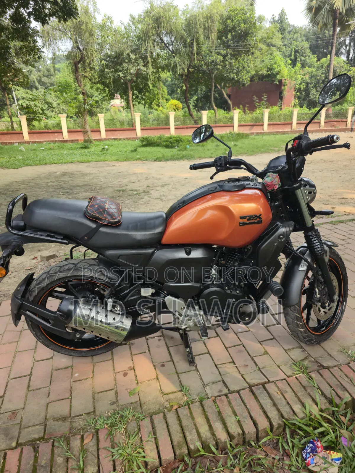 Yamaha FZ-X 2024 Orange