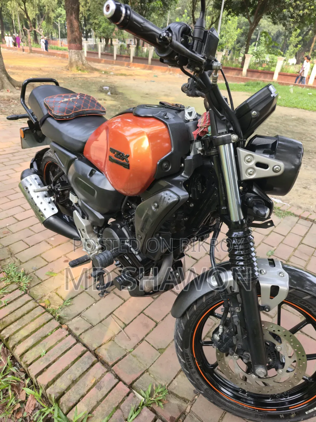 Yamaha FZ-X 2024 Orange