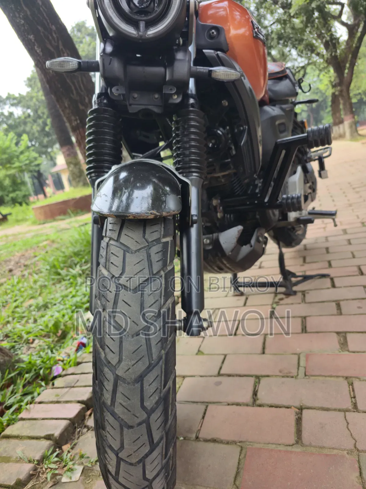 Yamaha FZ-X 2024 Orange