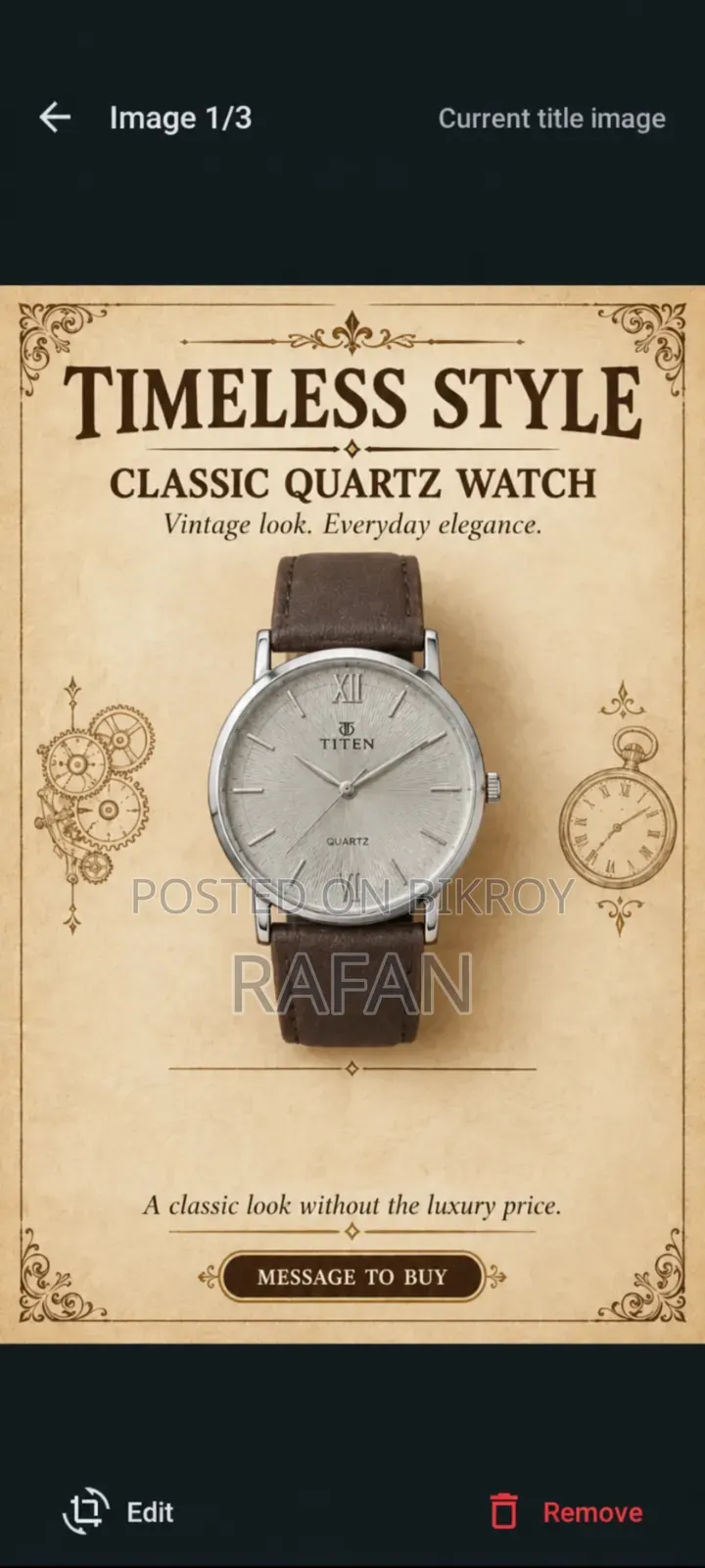 Timeless Style — Classic Quartz Watch