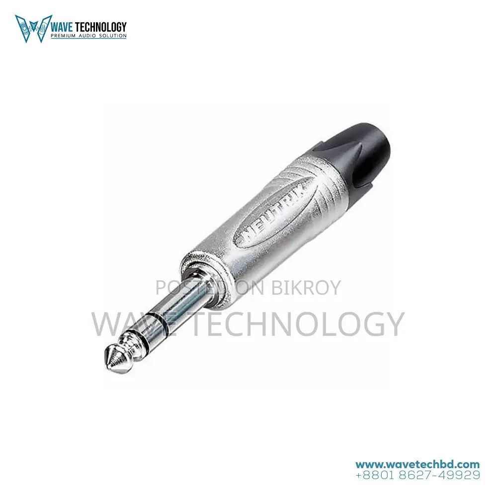 Neutrik NP3X 1/4" TRS Stereo Connector