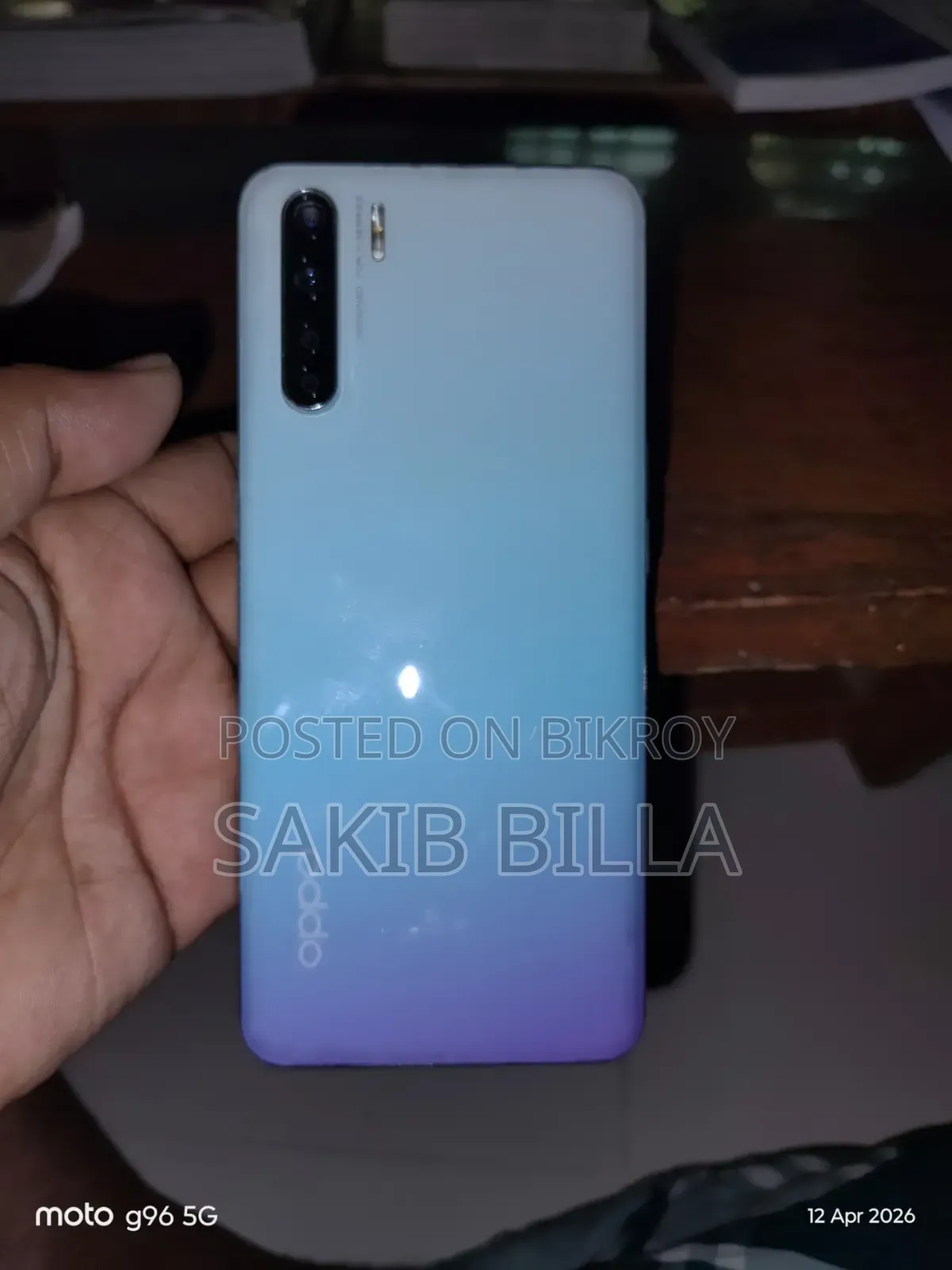 Oppo F15 256 GB Blue