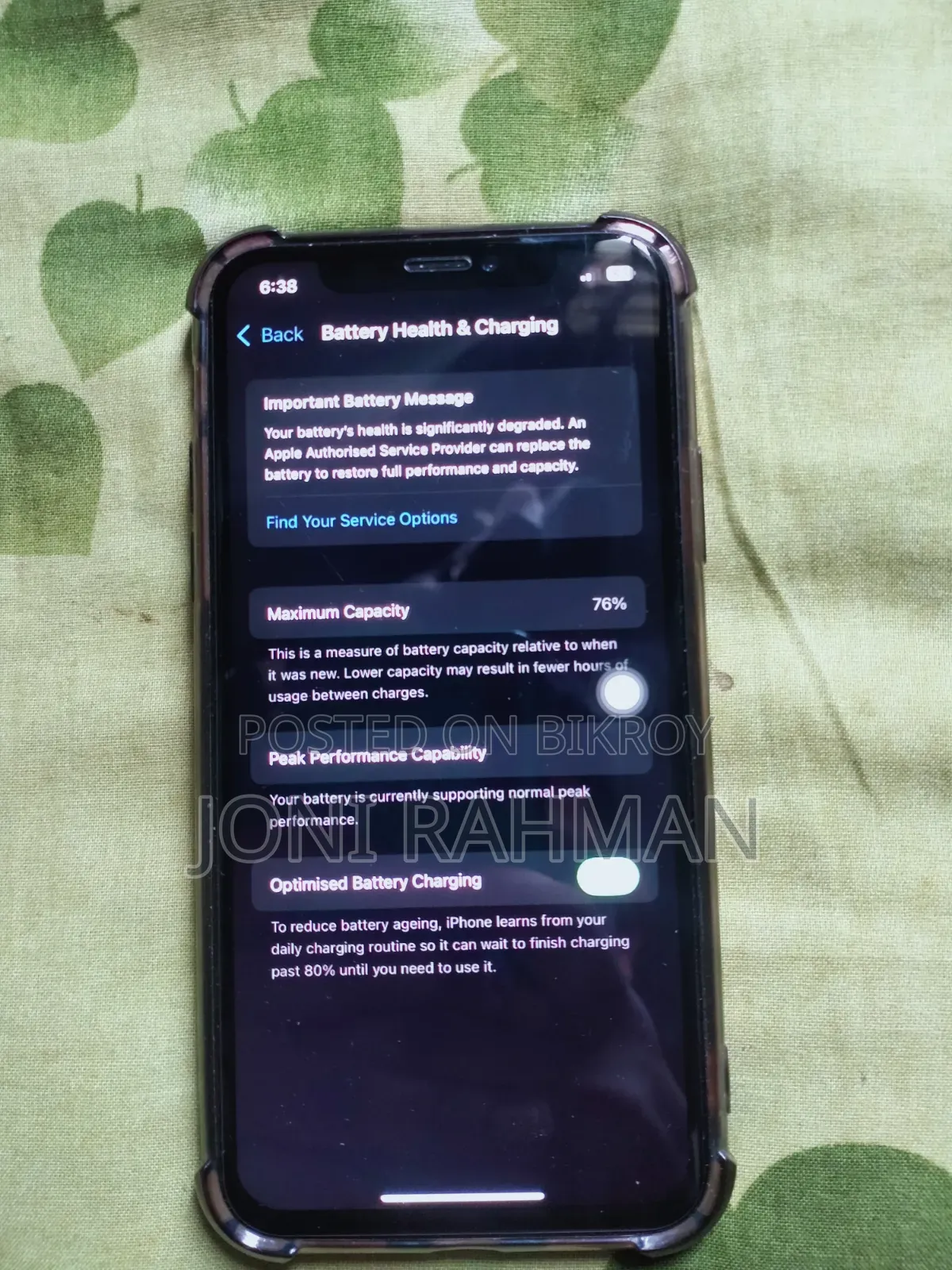 অ্যাপল আইফোন এক্সএস ২৫৬ জিবি ব্ল্যাক