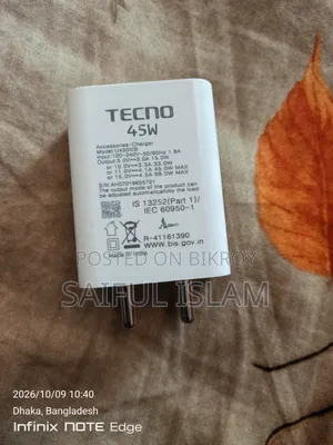 টেকনো ৪৫ অরিজিনাল চার্জার