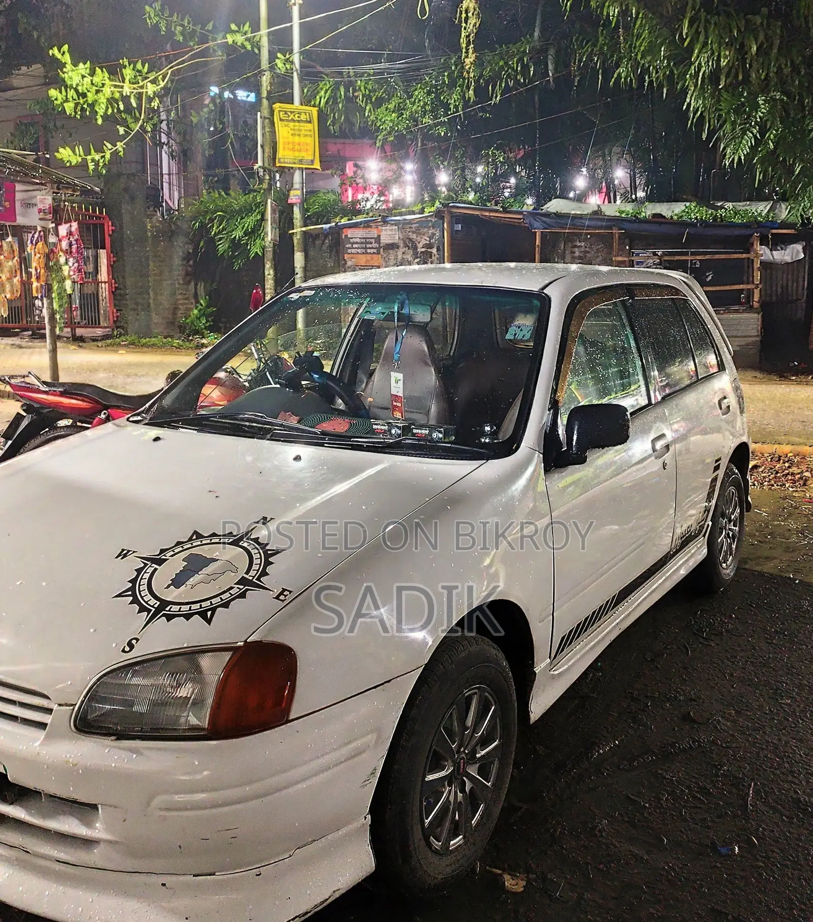 টয়োটা স্টারলেট ১৯৯৭ সাদা