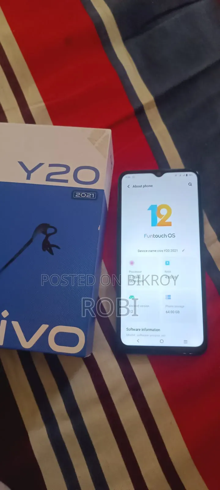 Vivo Y20 64 GB Blue