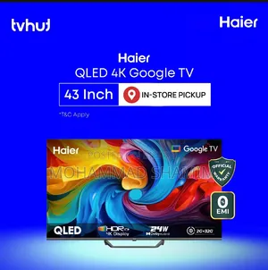 Haier Google TV 43, 4K S80 Series Used for Four Months F