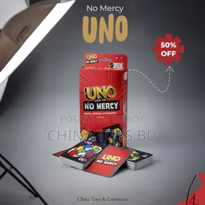 UNO No Mercy Card Game – Fast-Paced Action Family Party Game