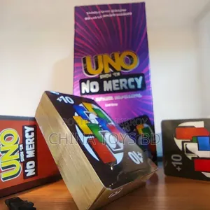 UNO No Mercy Card Game – Fast-Paced Action Family Party Game