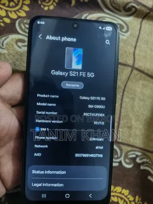 Samsung Galaxy S21 FE 5G 128 GB Black