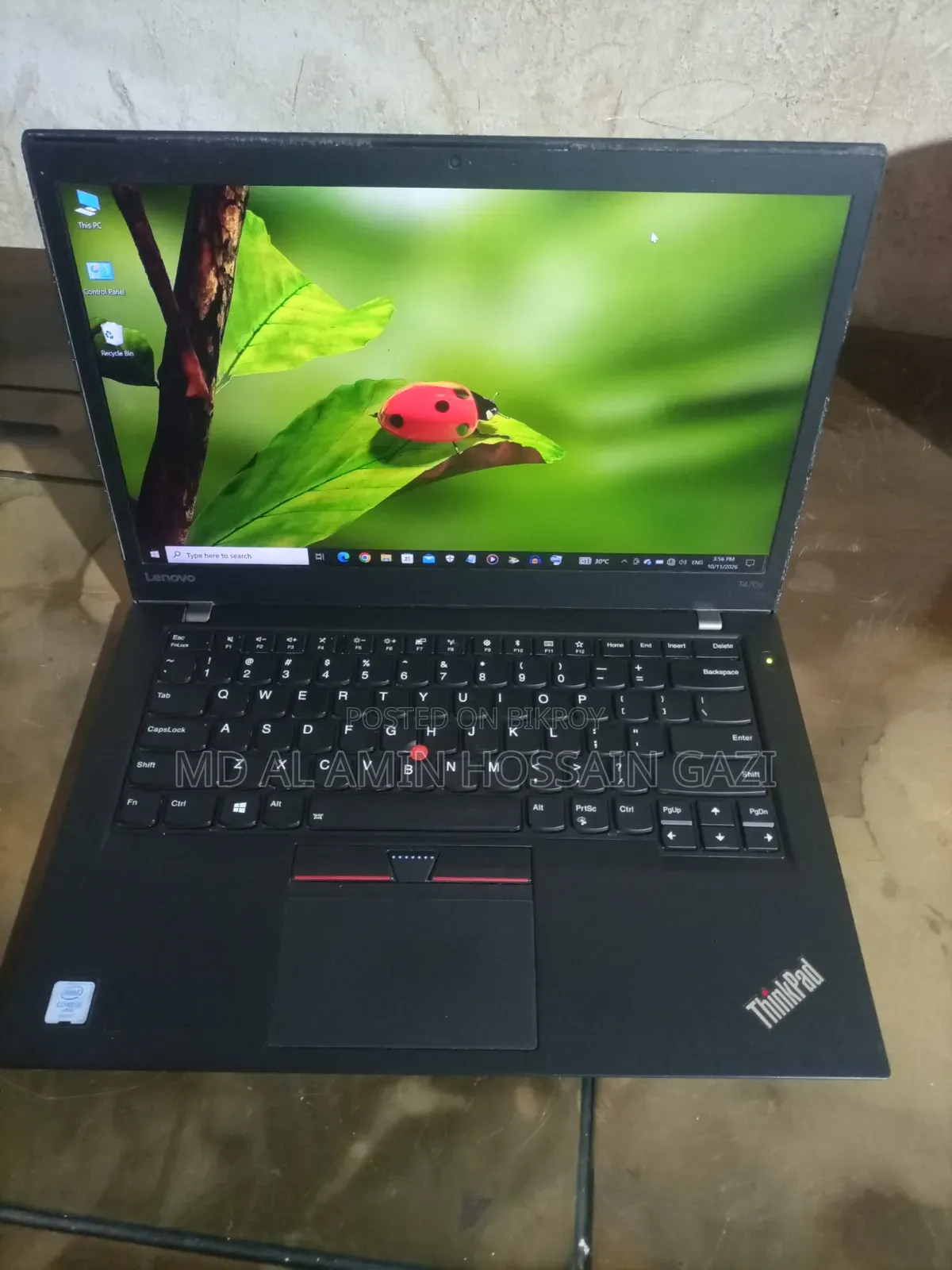 Laptop Lenovo ThinkPad T470s 8GB Intel Core i5 SSD 256GB