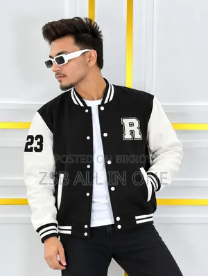 Stylish Cotton Varsity Jacket