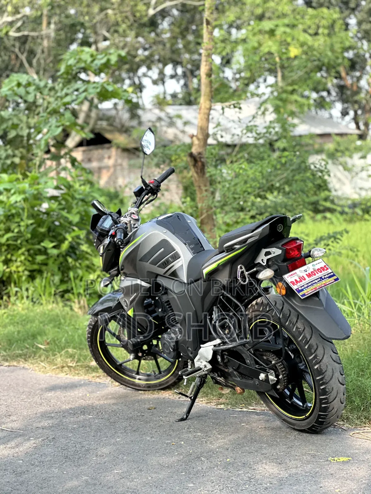 New Yamaha FZS V2 2026 Green