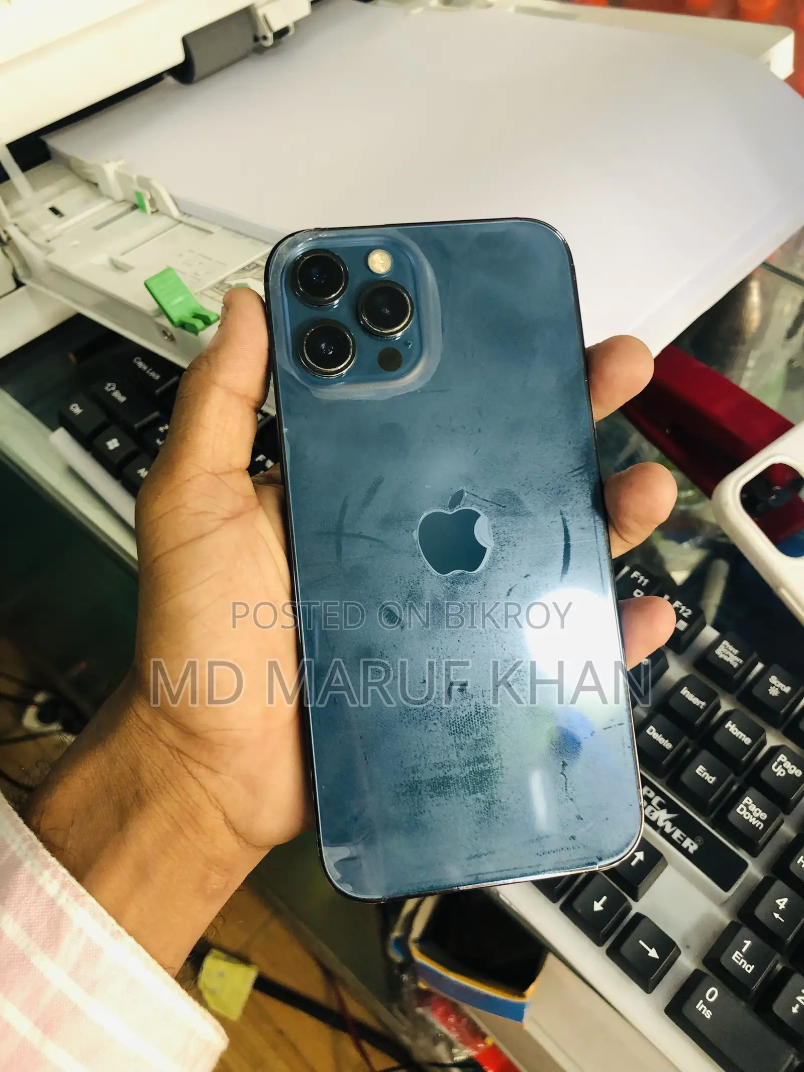 অ্যাপল আইফোন ১২ প্রো ম্যাক্স ২৫৬ জিবি নীল